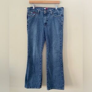 90’s Tommy Hilfiger Euro Flare Retro Mid Rise Vintage Tall Jeans